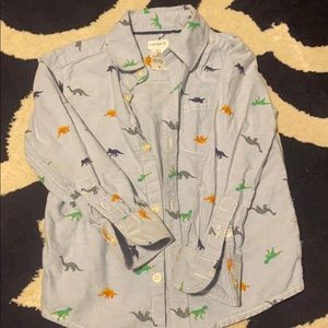 Dino button down shirt